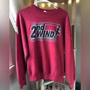 Schwab’s Second Wind Crew Neck. Fleece inside, perfect for winter!